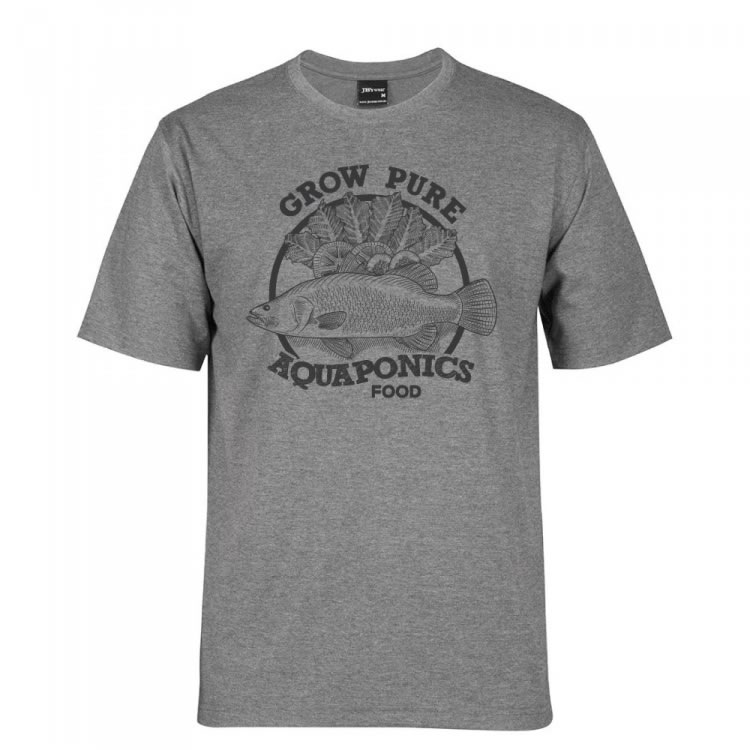 Aquaponics T-shirt Grey